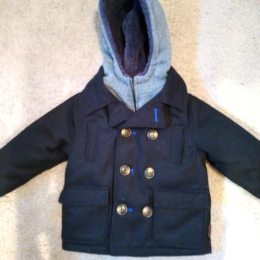 Boys 4t winter pea coat jacket